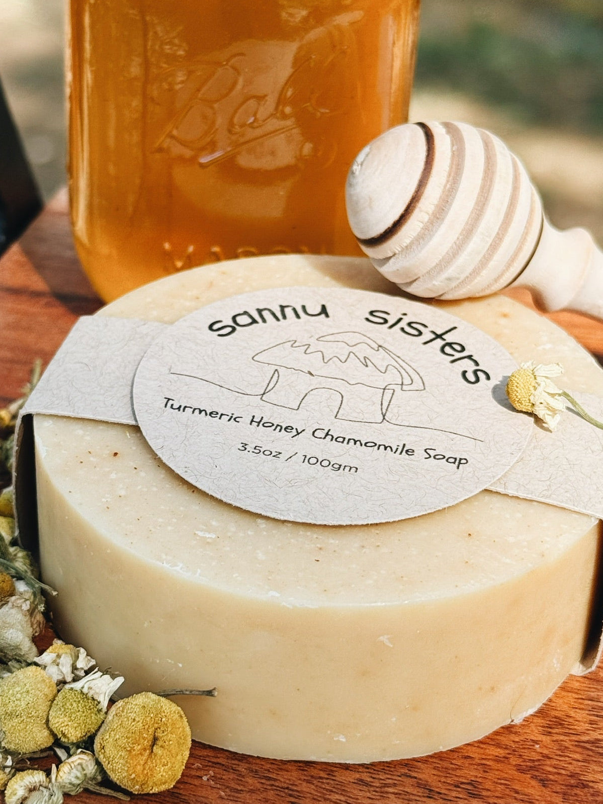 Turmeric Honey Chamomile Soap